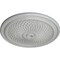 Ekena Millwork Trinity Ceiling Medallion (Fits Canopies up to 3"), Hand-Painted Frost, 22"OD x 1 3/4"P CM22TNFRF - alternate 3